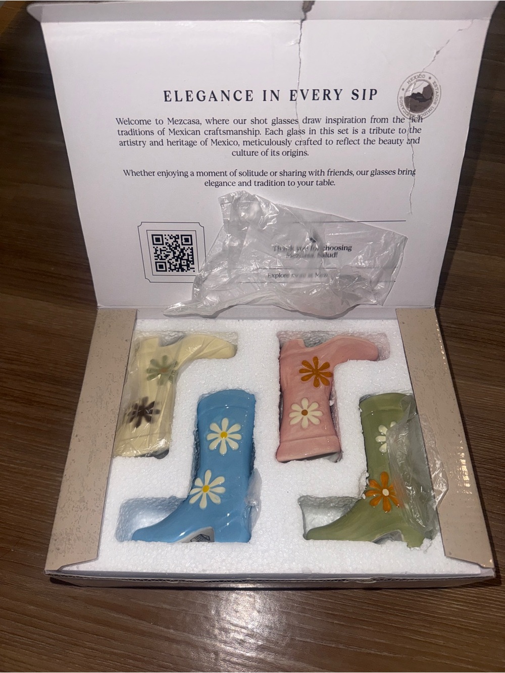 Mezcasa Cowboy Boot Shot Glasses